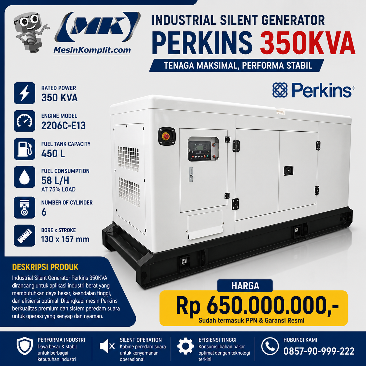 Genset Silent Perkin...